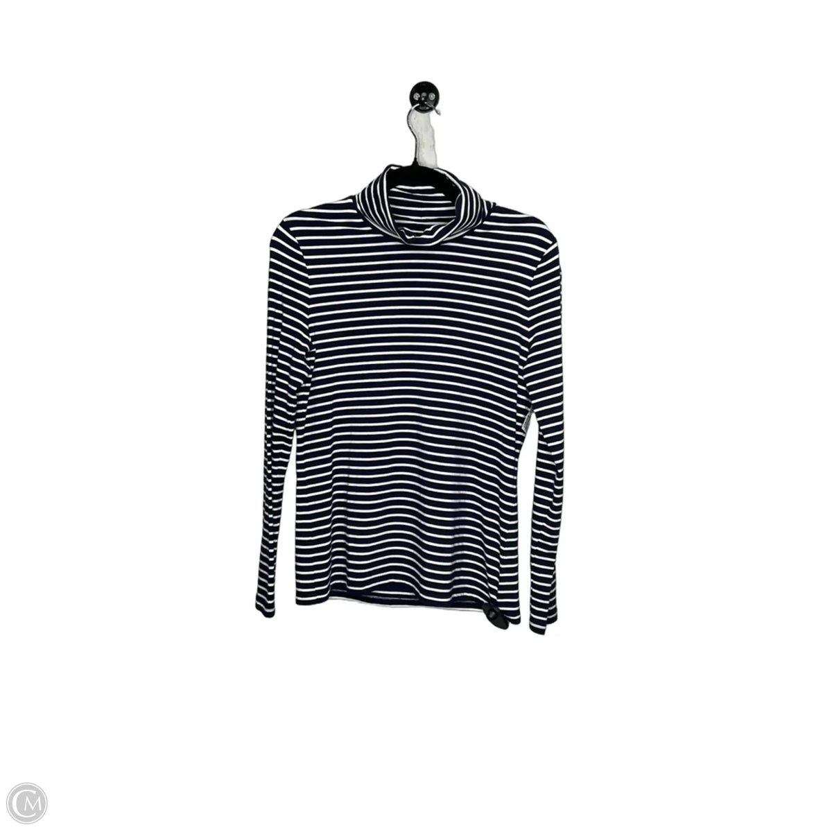 Top Long Sleeve By Talbots In Navy, Size: S