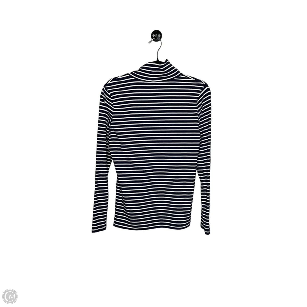 Top Long Sleeve By Talbots In Navy, Size: S