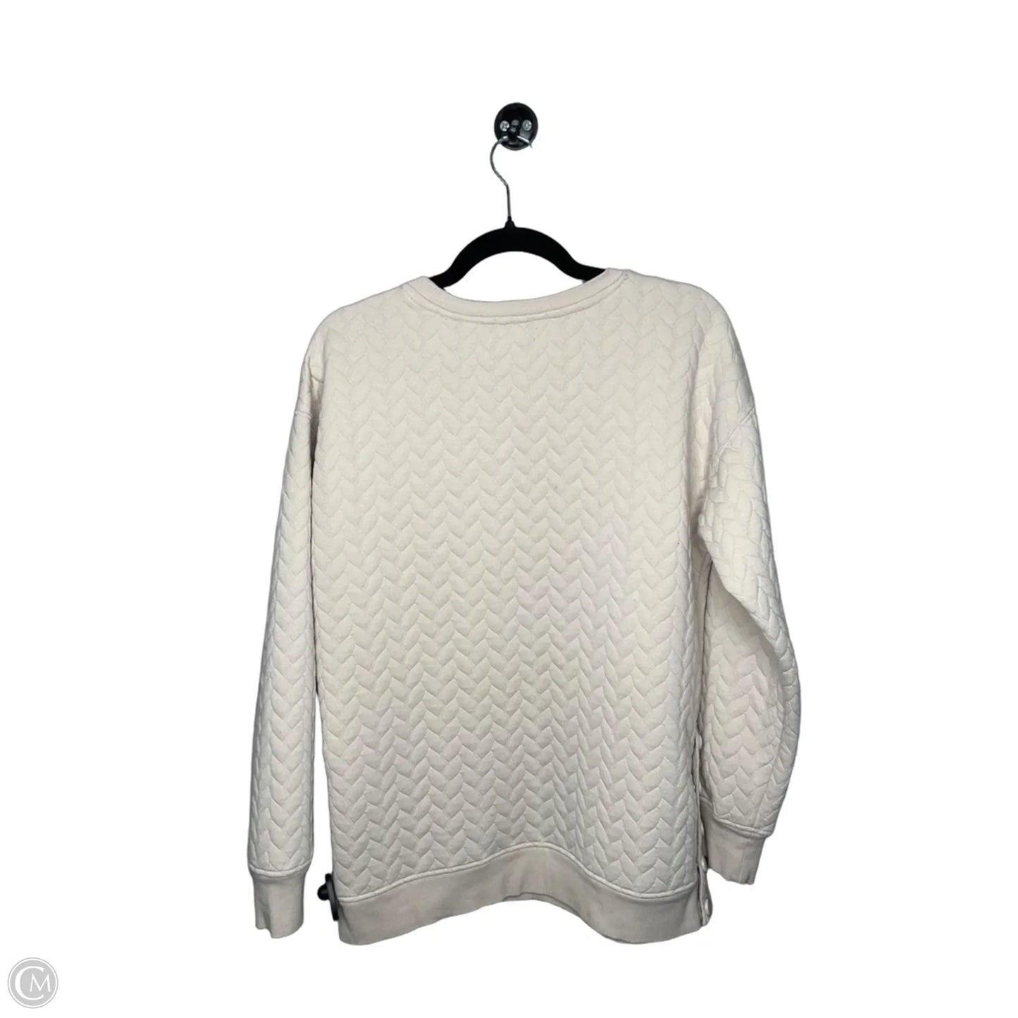 Sweatshirt Crewneck By Maurices In Tan, Size: S