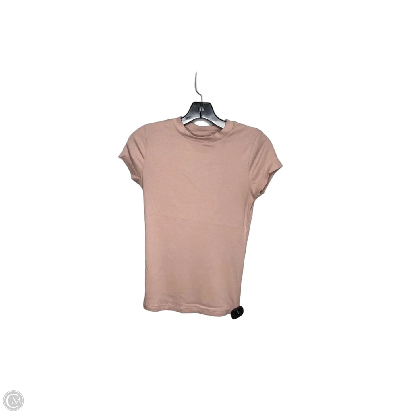 Top Short Sleeve Basic By A New Day In Pink, Size: Xs
