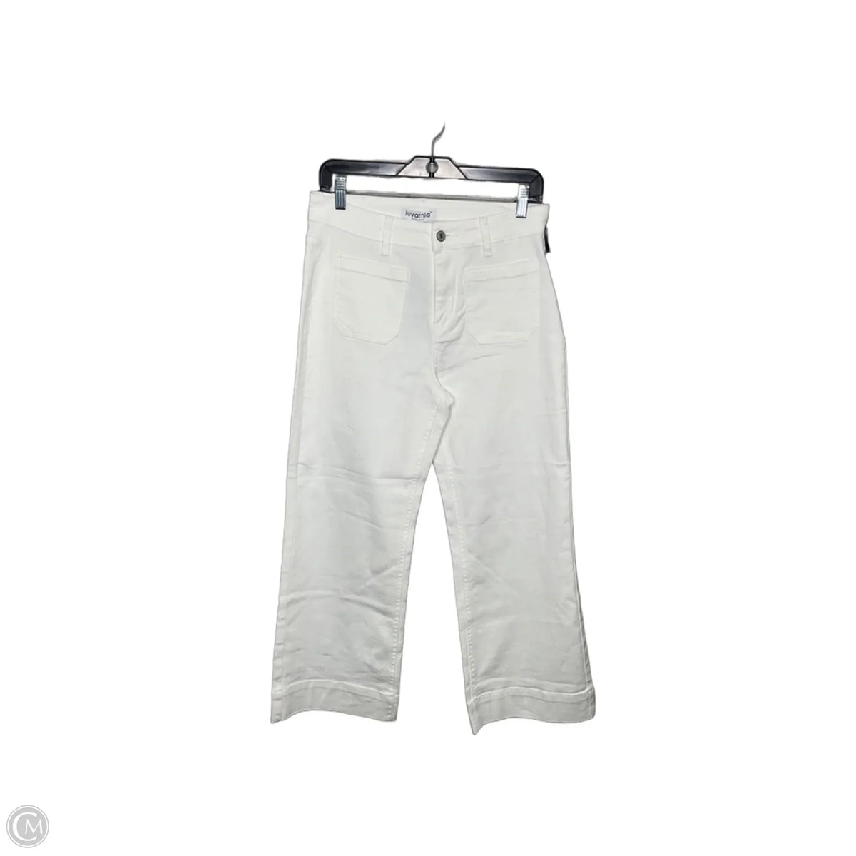 Pants Cropped By Luvamia In White, Size: M