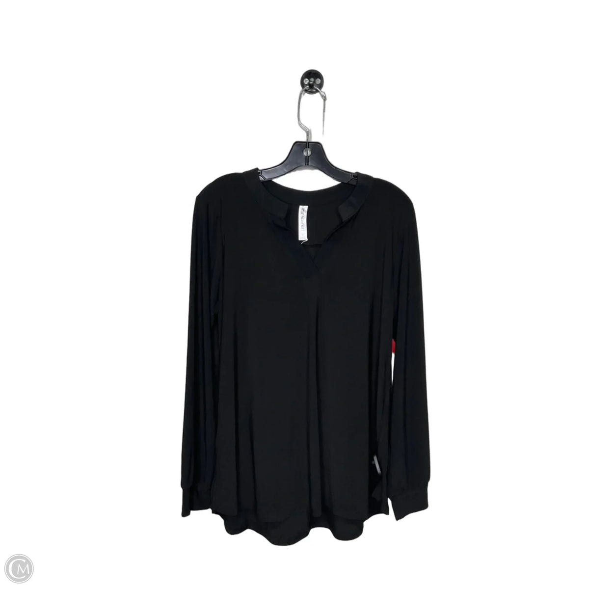 Top 3/4 Sleeve Basic By J. Jill In Black, Size: M