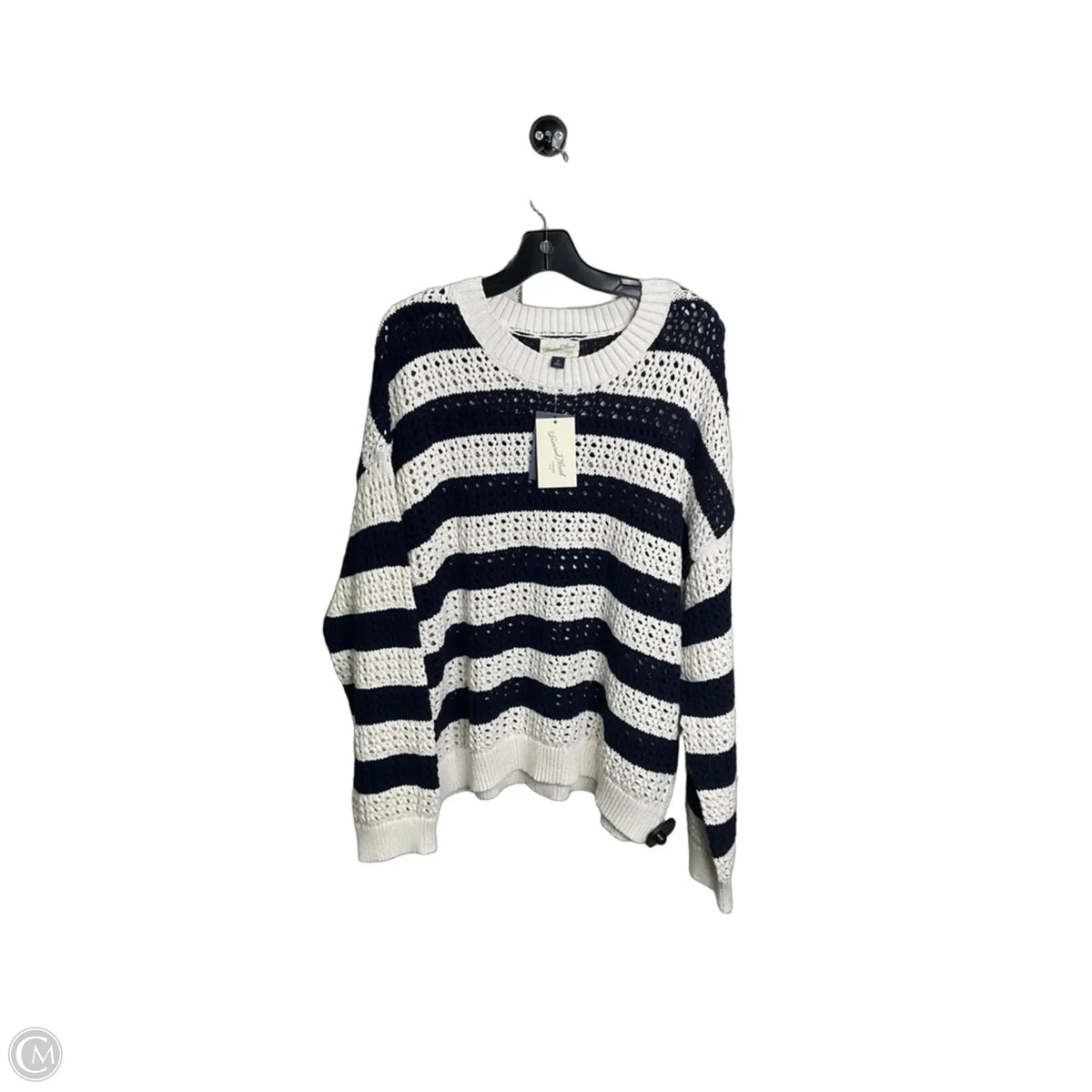 Sweater By Universal Thread In Blue & Cream, Size: 2x