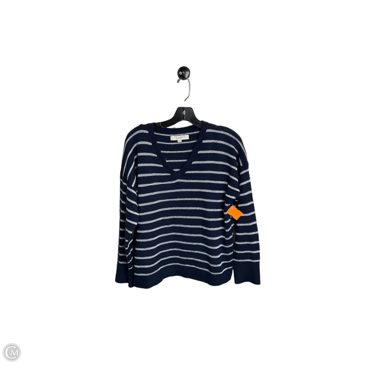 Top Long Sleeve By Loft In Navy, Size: Xs