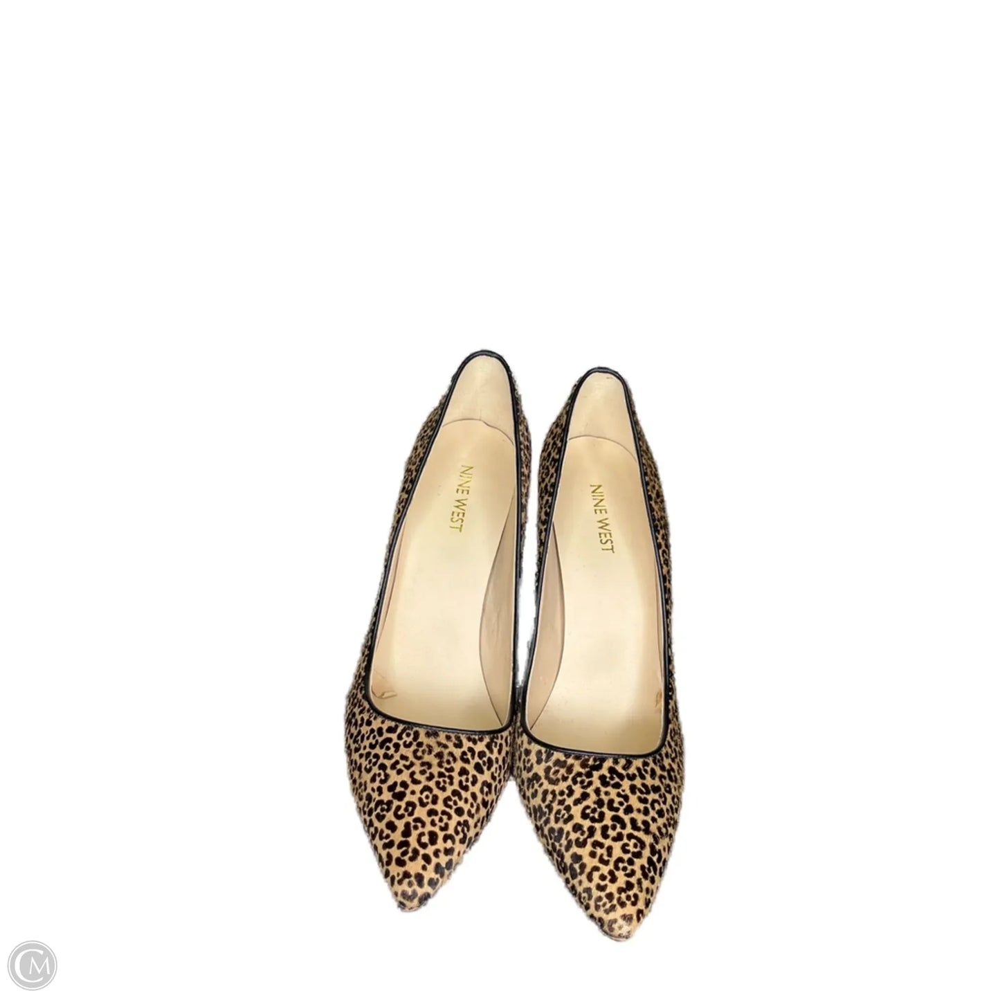 Shoes Heels Kitten By Nine West In Animal Print, Size: 8