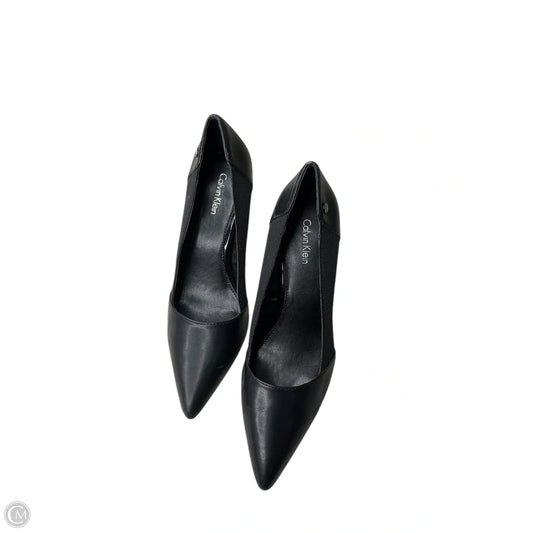 Shoes Heels Stiletto By Calvin Klein In Black, Size: 8