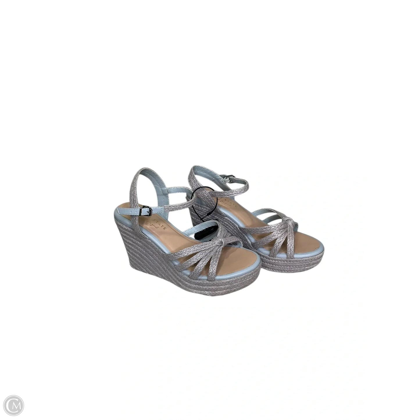 Sandals Heels Wedge By Altard State In Blue, Size: 9