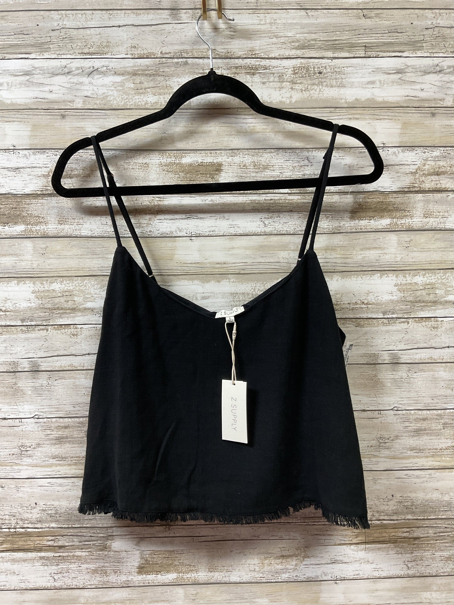 Top Sleeveless By Z Supply In Black, Size:L