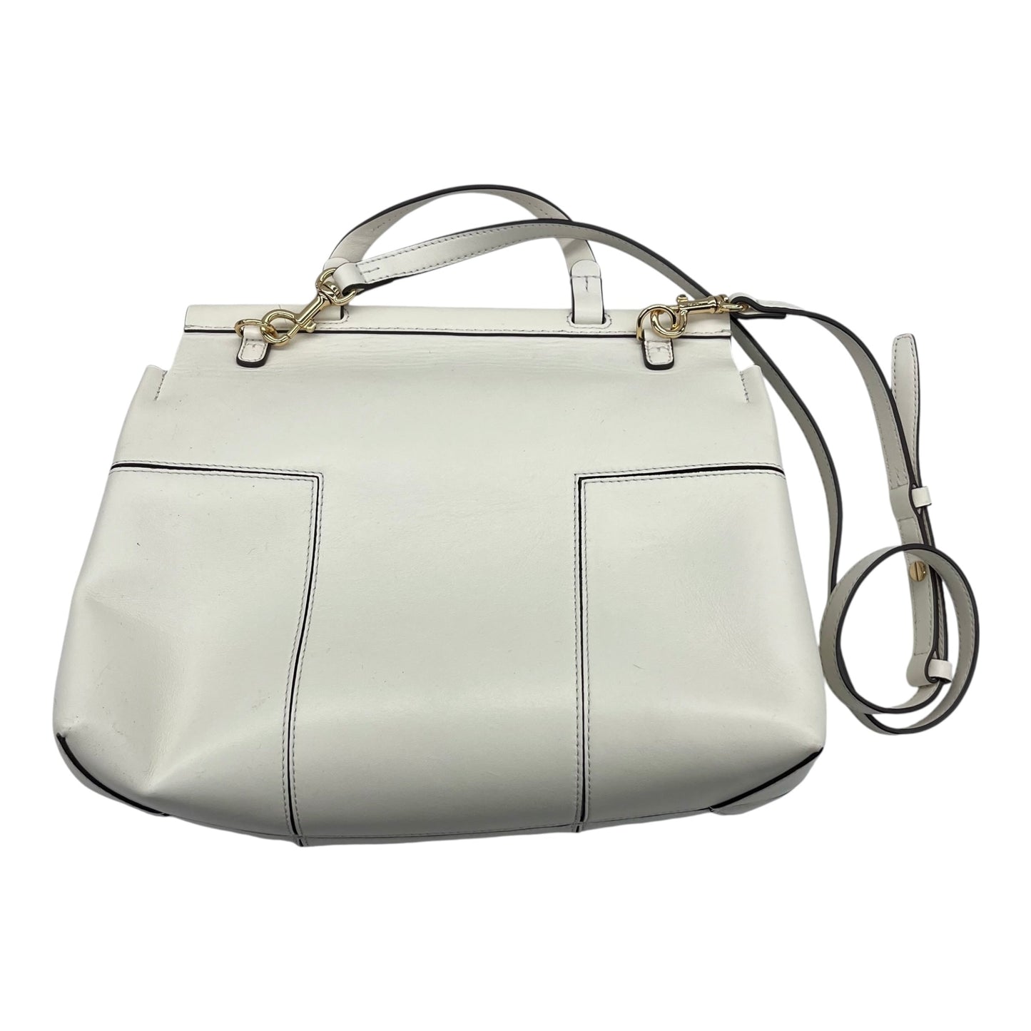 Crossbody Designer By Tory Burch In Cream, Size:Medium