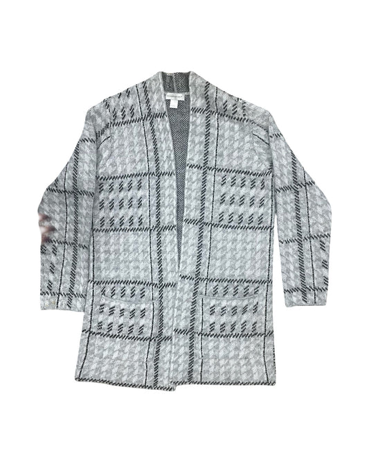 Sweater Cardigan By Christopher And Banks In Grey, Size:S