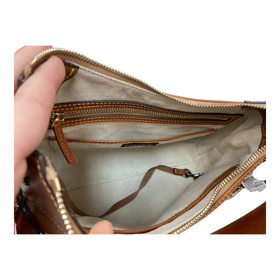 Handbag Designer By Dooney And Bourke In Brown, Size:Medium