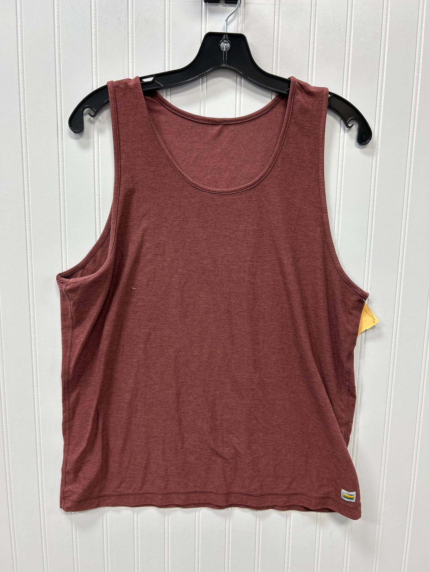 Athletic Tank Top By Vuori In Red, Size:L