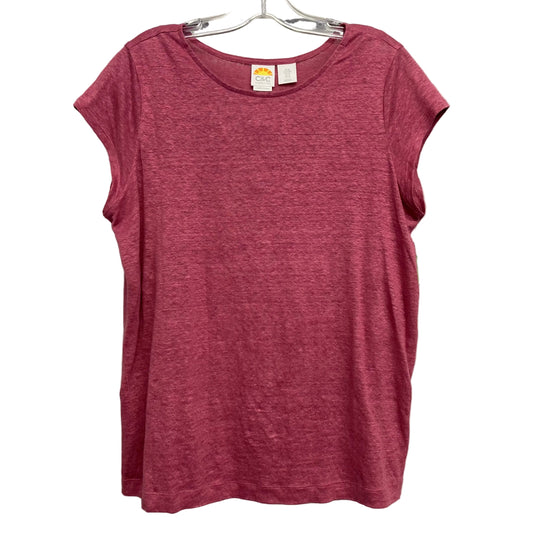 Top Ss By C And C In Pink, Size:M
