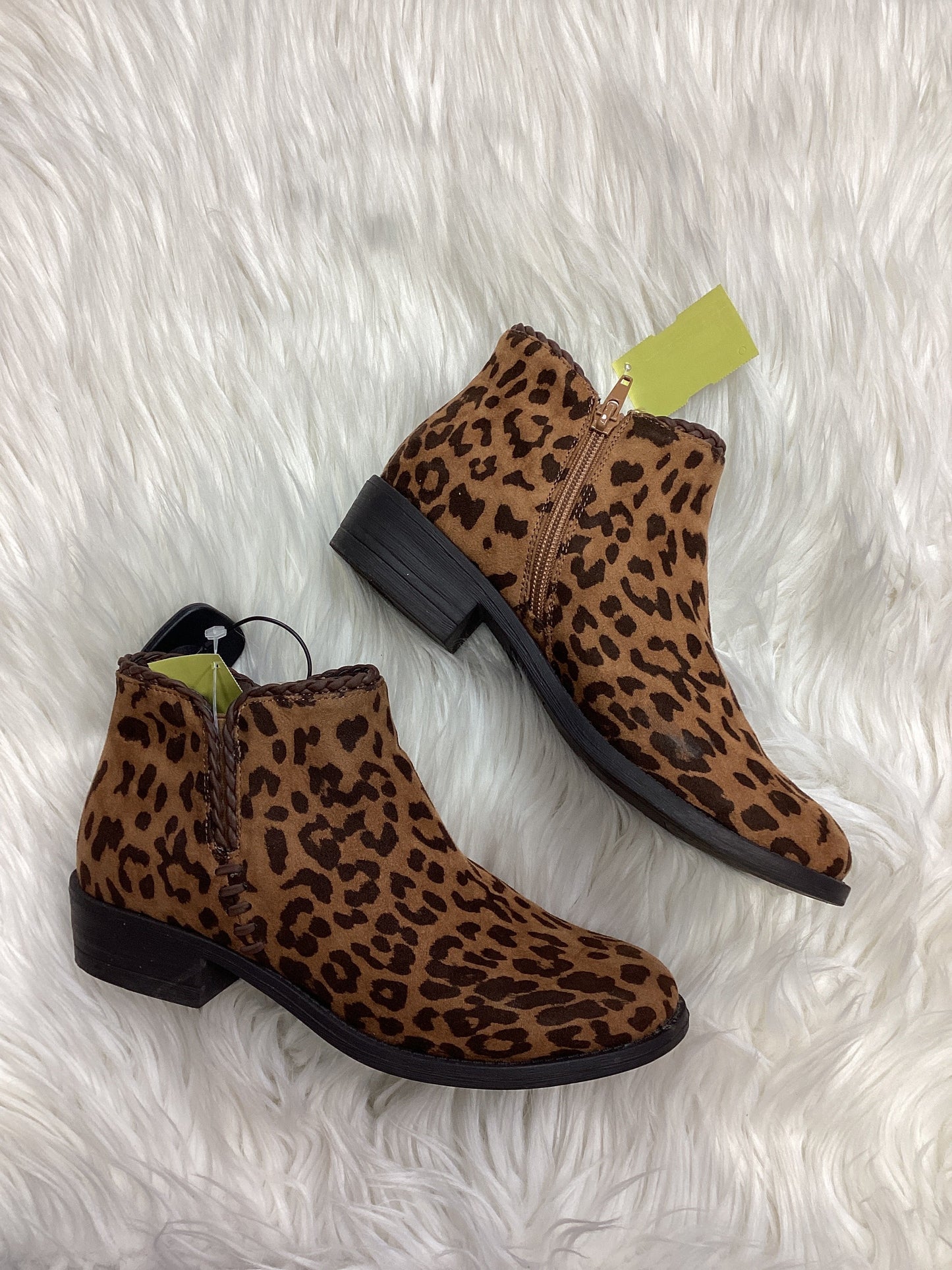 Boots Ankle Flats By Madeleine In Brown, Size:6.5