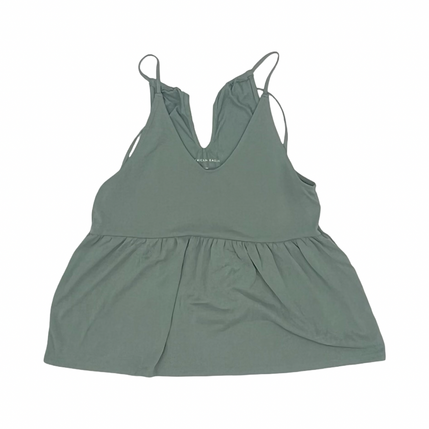 Top Sleeveless By American Eagle In Green, Size:S
