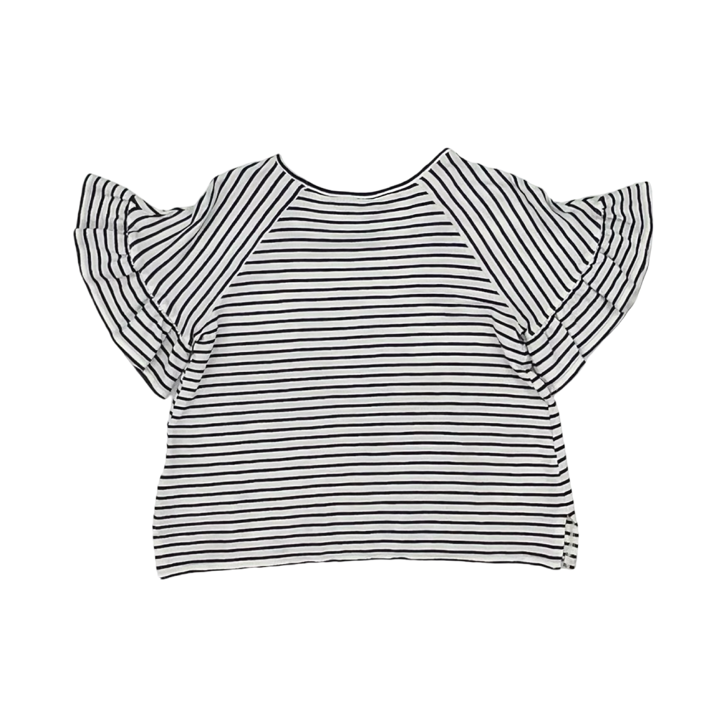 Blouse Ss By Max Studio In Blue & White, Size:S