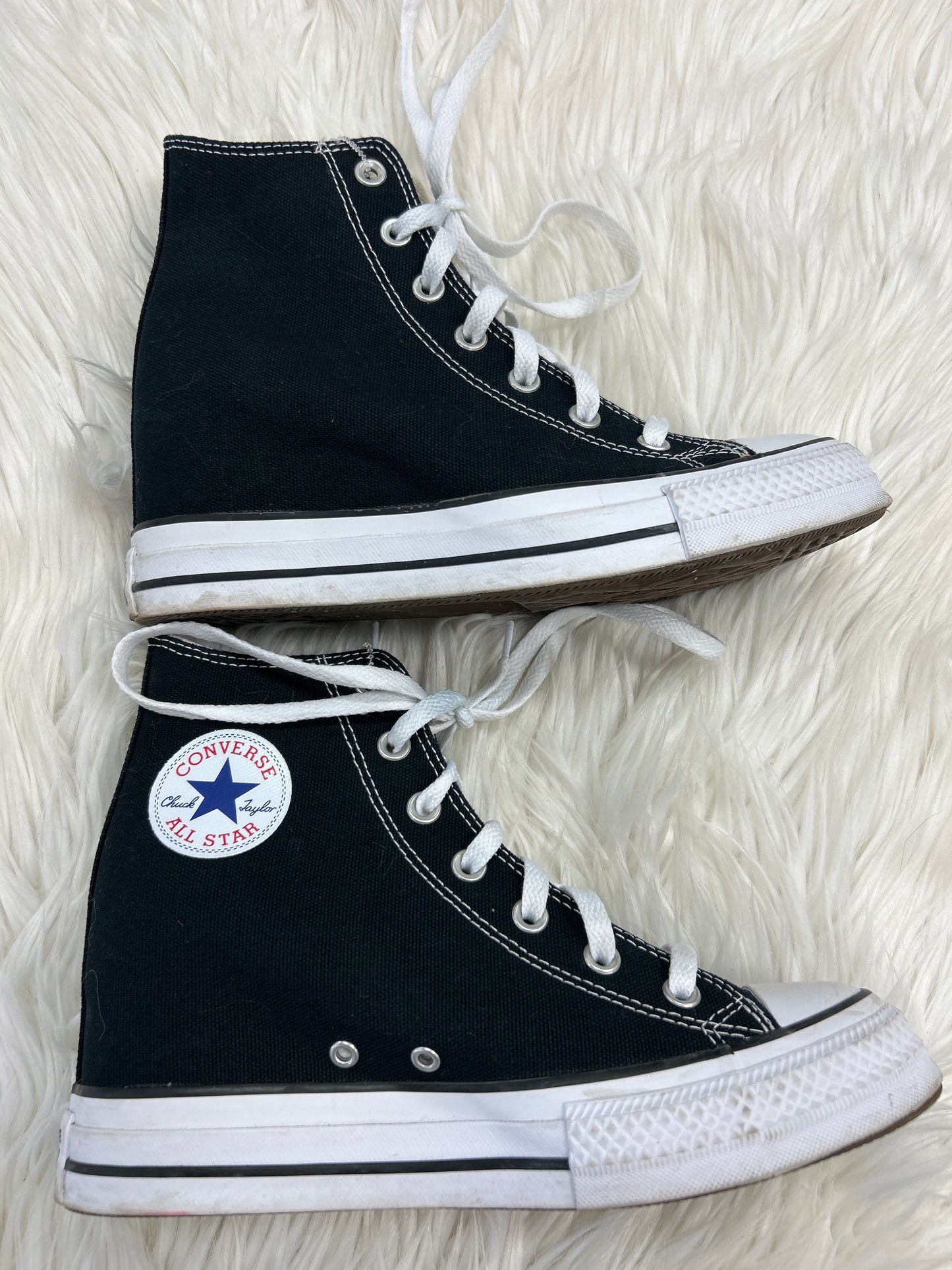 Shoes Sneakers Platform By Converse In Black, Size:9