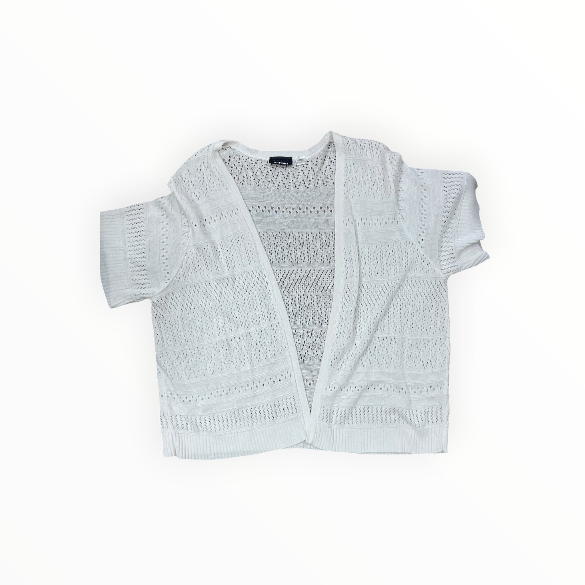TGOR カーディガンCache-Coeur  cardigan IVORY Cozy Cotton Cardigan - Ivory Tanguis Cotton - Emerson Fry
