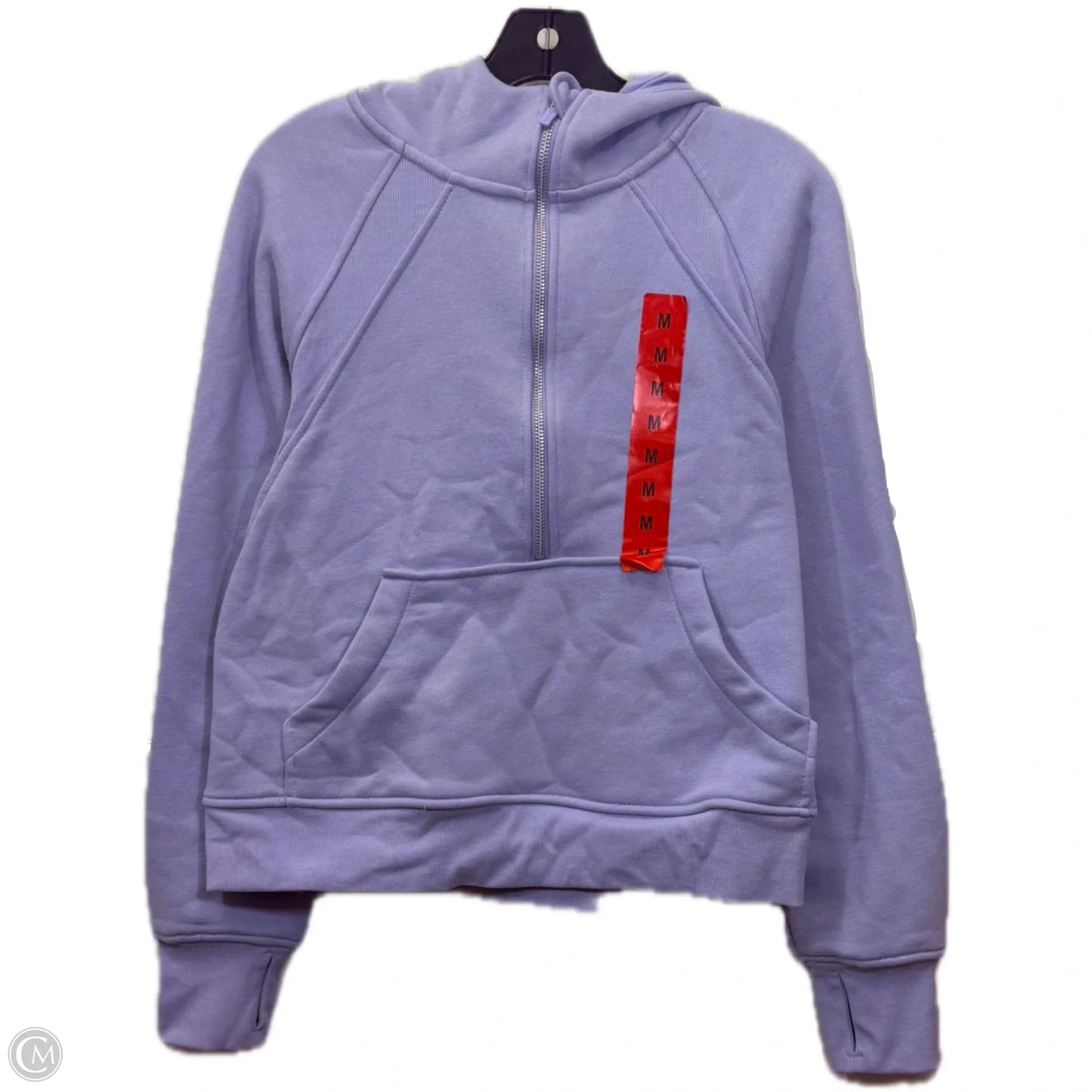 Sweatshirt Hoodie By Danskin In Purple, Size: M