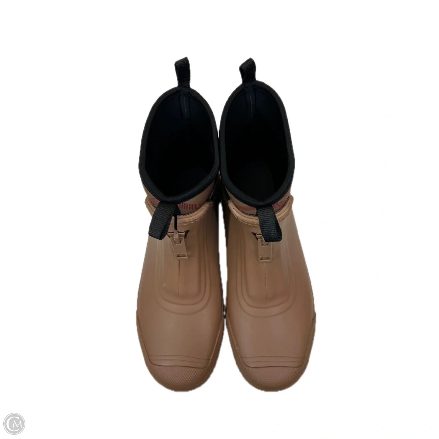 Boots Rain By Burberry In Plaid Pattern, Size: 9.5