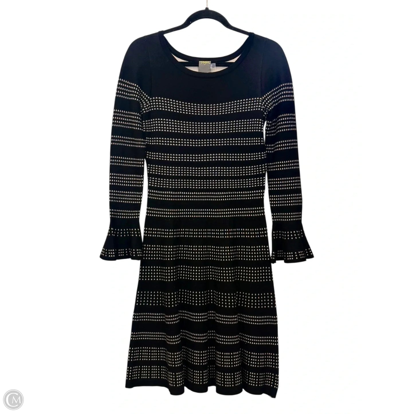 Dress Designer By Taylor In Black & Cream, Size: M
