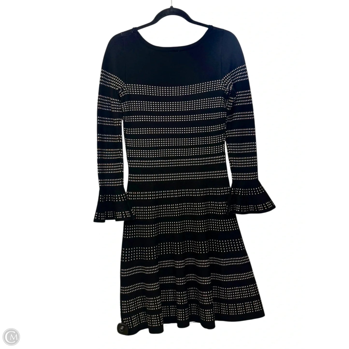 Dress Designer By Taylor In Black & Cream, Size: M