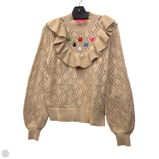 Sweater By Lilly Pulitzer In Tan, Size: M