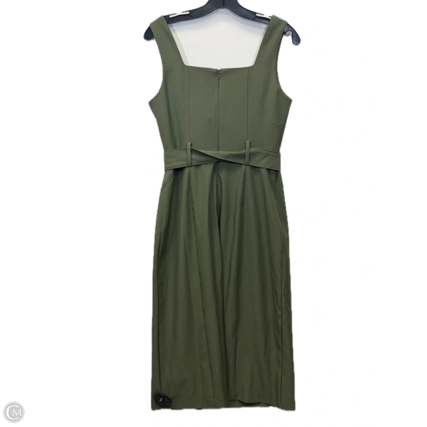 Dress Casual Midi By Banana Republic In Green, Size: Xs