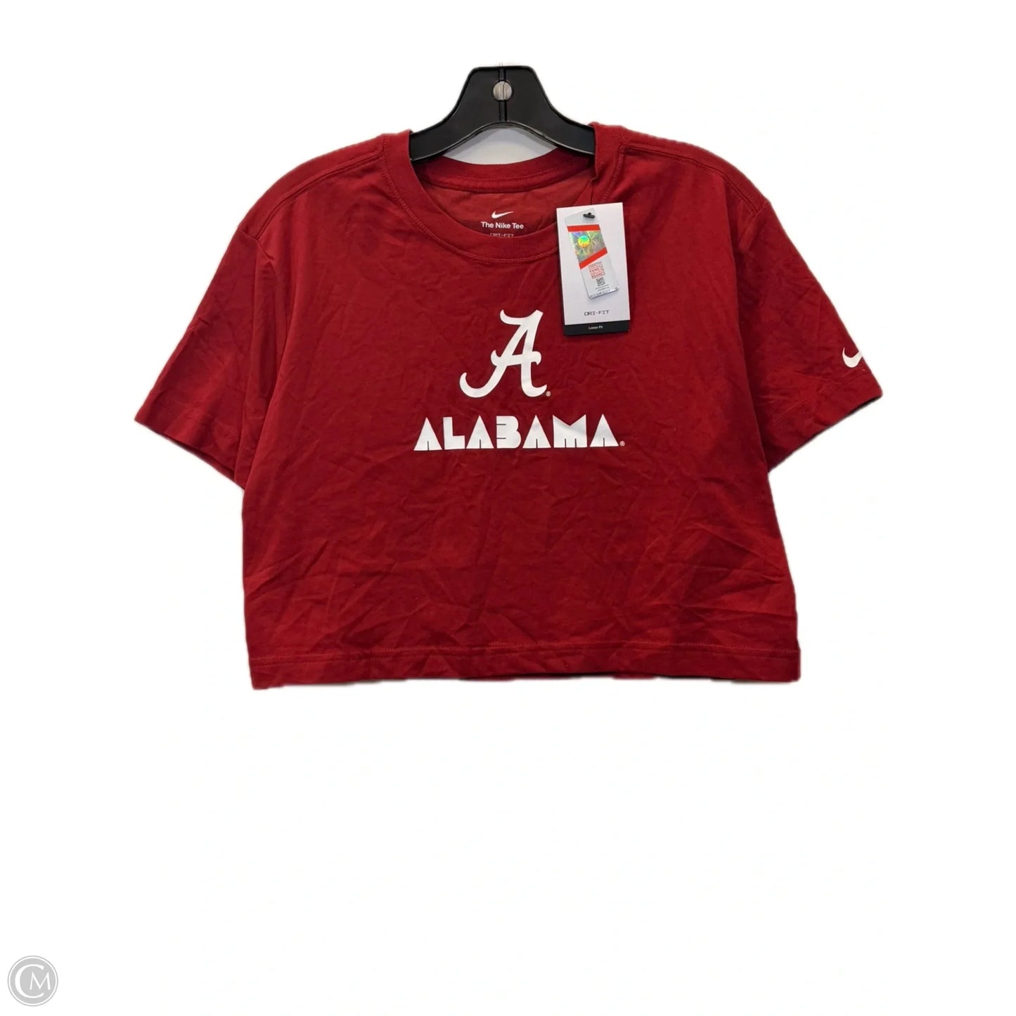 Athletic Top Short Sleeve By Nike Apparel In Red, Size: S