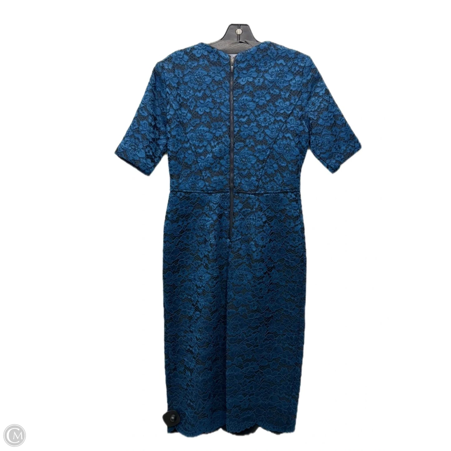 Dress Designer By Taylor In Black & Blue, Size: S