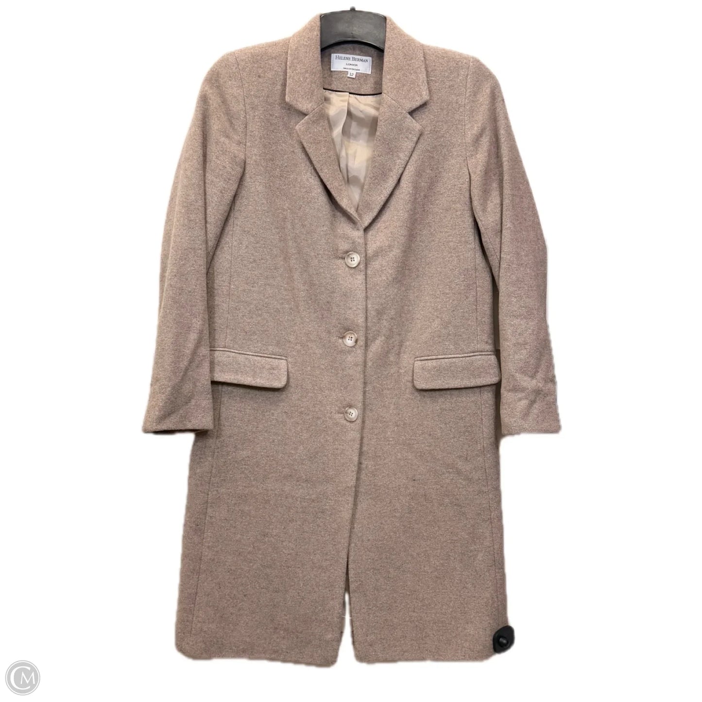 Coat Designer By Helene Berman London X Anthropologie In Tan, Size: L