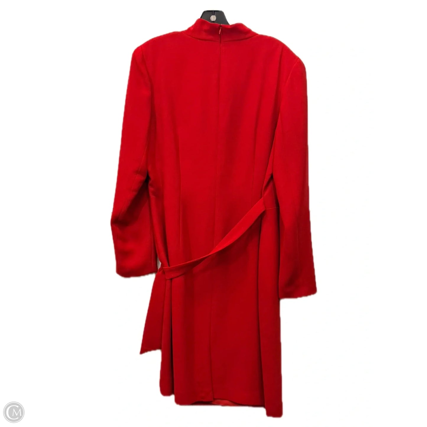 Dress Casual Midi By Casual Corner In Red, Size: 0