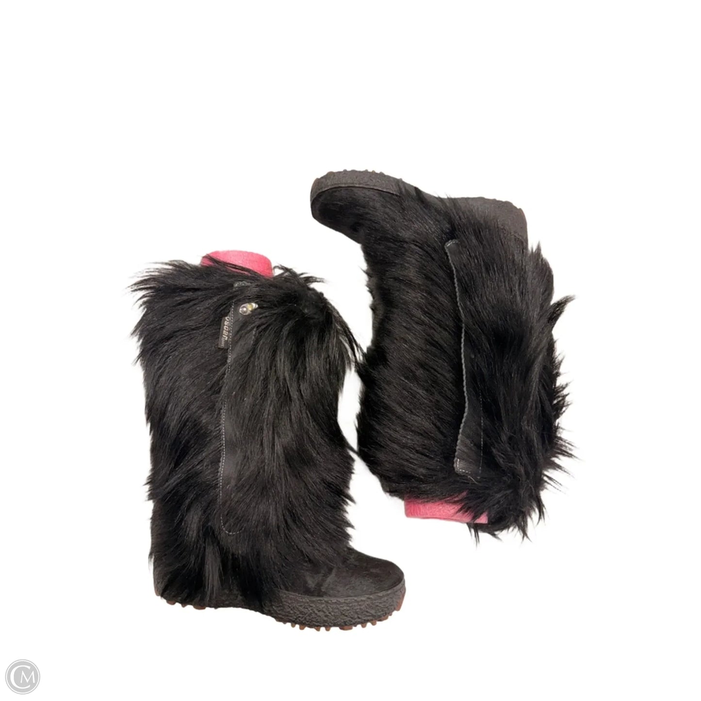 Boots Mid-calf Flats By Oscar In Black, Size: 7