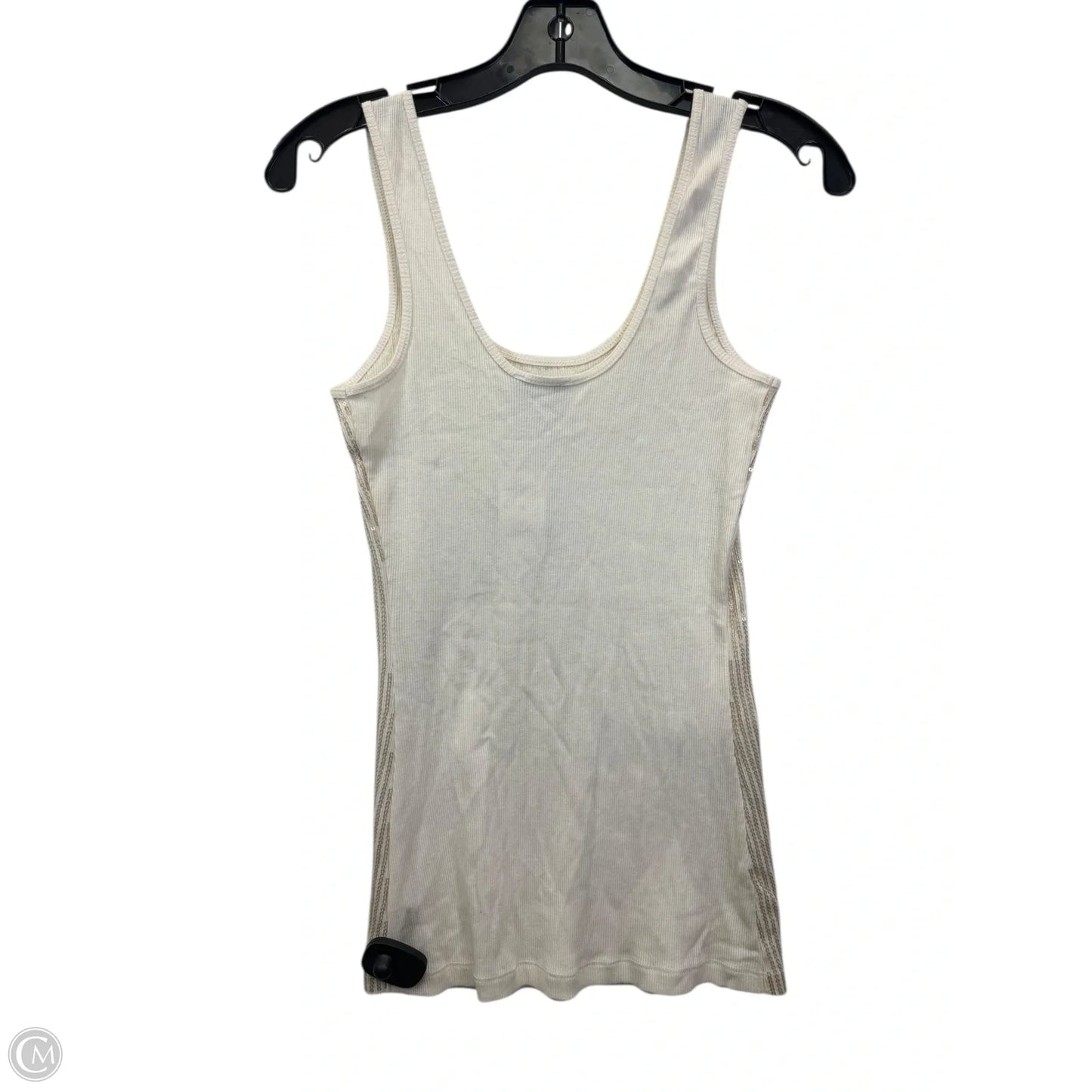 Top Sleeveless By Express In Cream, Size: S