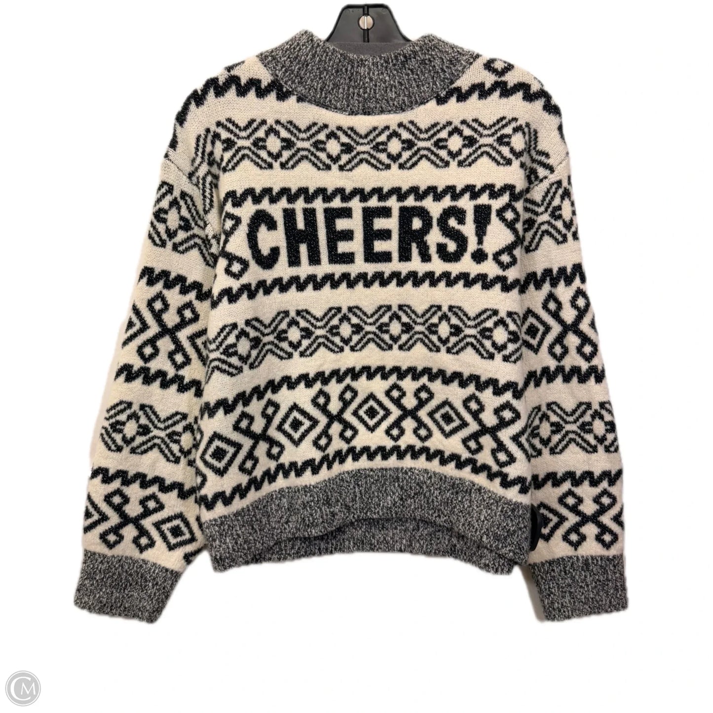 Sweater By A New Day In Grey & Tan, Size: S