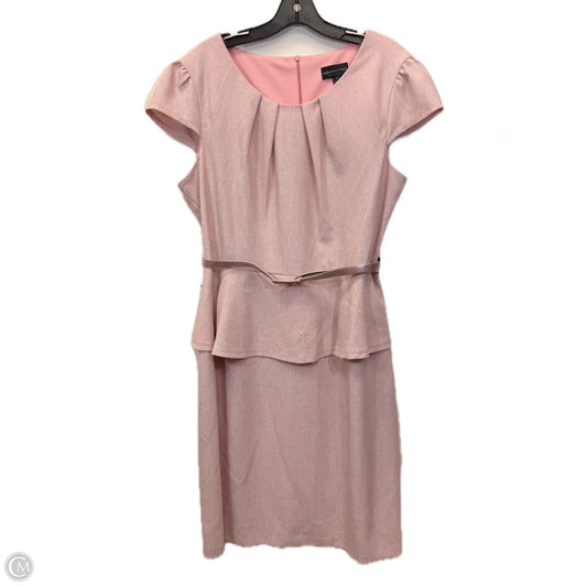 Dress Casual Midi By Connected Apparel In Pink, Size: Xl