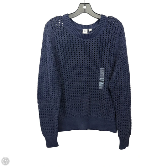 Sweater By Gap In Navy, Size: L