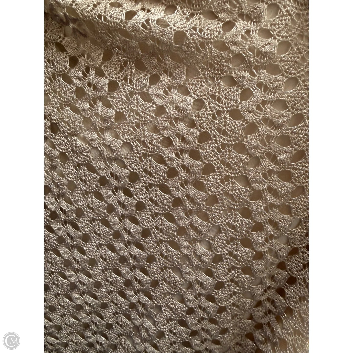 Top Short Sleeve By Onyx In Black & Tan, Size: S