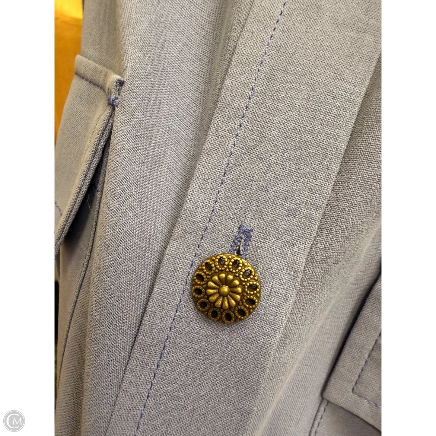 Top Long Sleeve By Soft Surroundings In Blue, Size: L