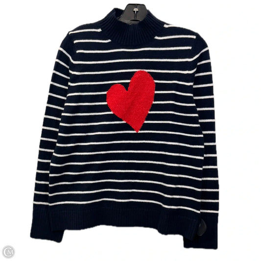 Sweater By Talbots In Striped Pattern, Size: M