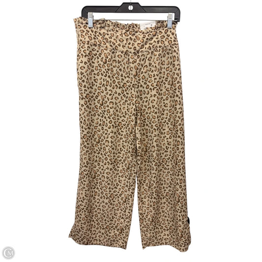 Pants Wide Leg By Ophelia Roe In Animal Print, Size: M