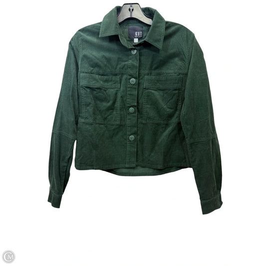 Top Long Sleeve By Kut In Green, Size: S