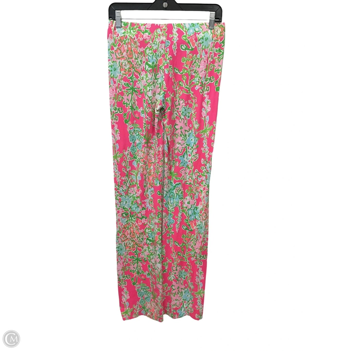 Pants Designer By Lilly Pulitzer In Green & Pink, Size: S