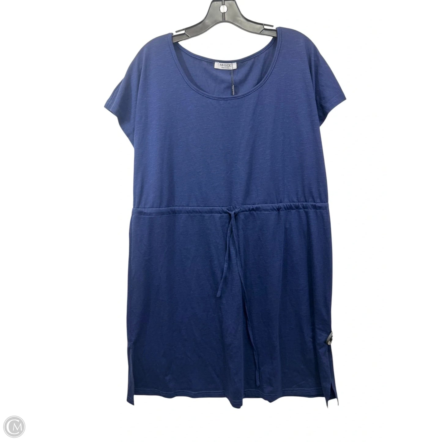 Dress Casual Midi By Aimage In Blue, Size: L