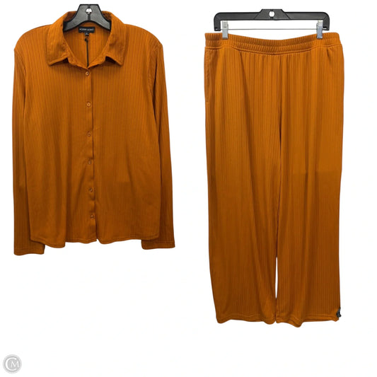 Pants Set 2pc By Modern Works In Bronze, Size: L