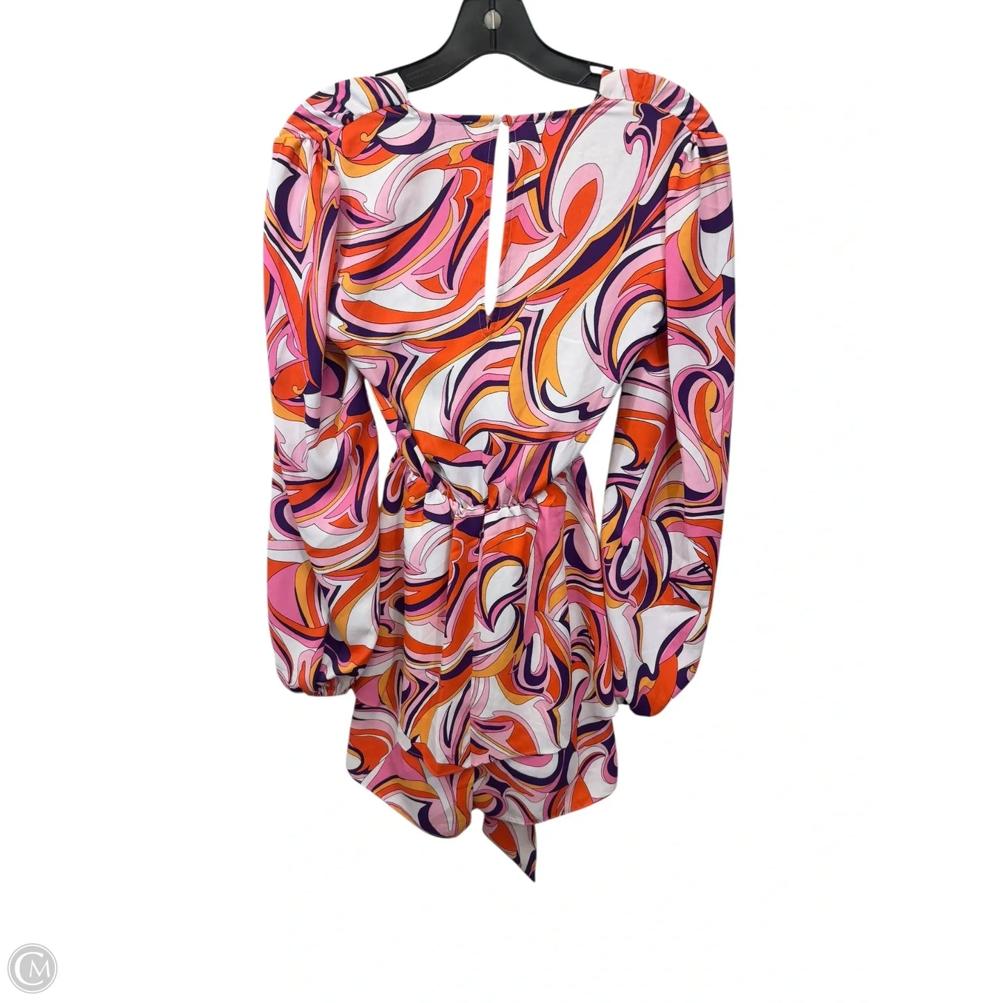 Romper By Express In Pink & Purple, Size: Xs