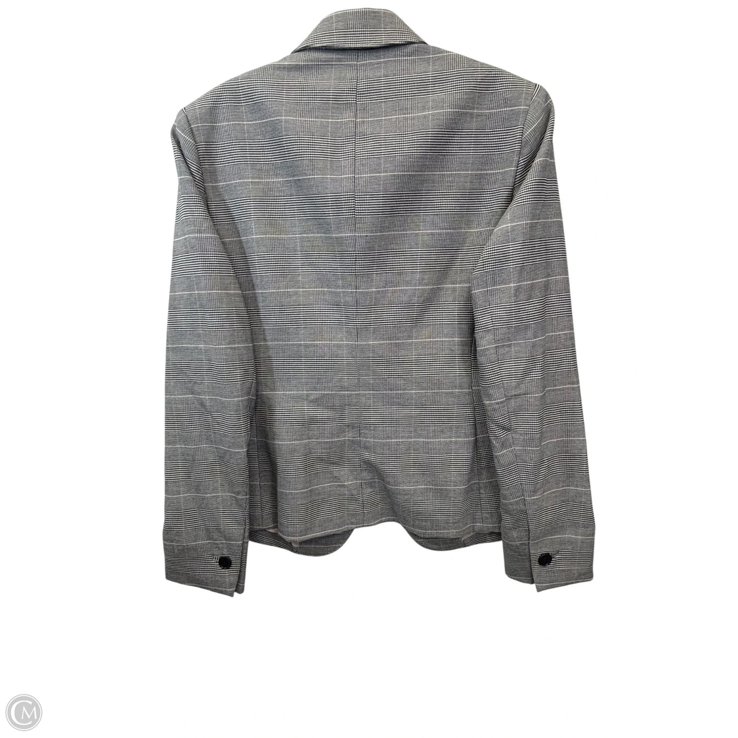 Blazer By Anne Klein In Plaid Pattern, Size: S