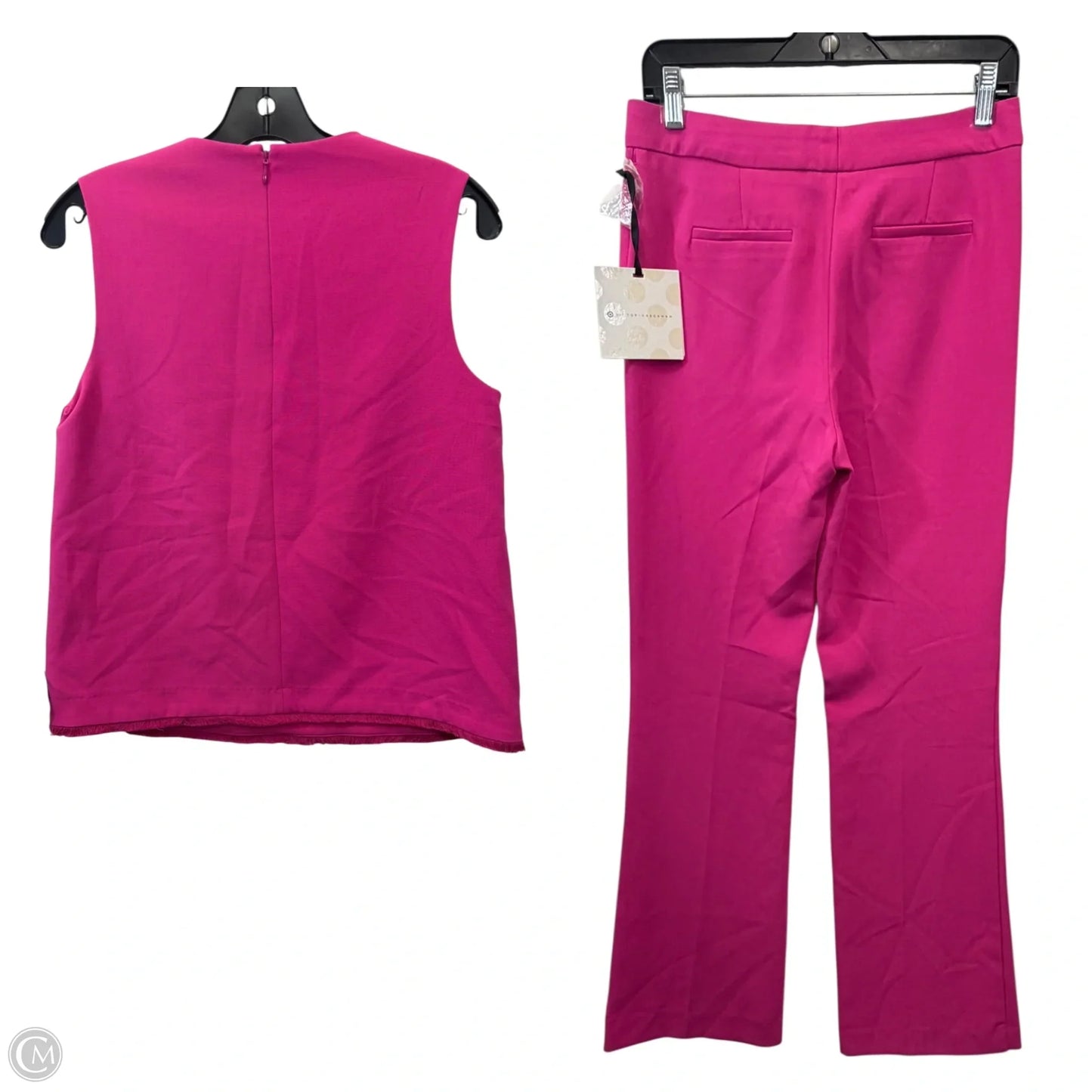 Pants Set 2pc By Victoria Beckham In Pink, Size: S