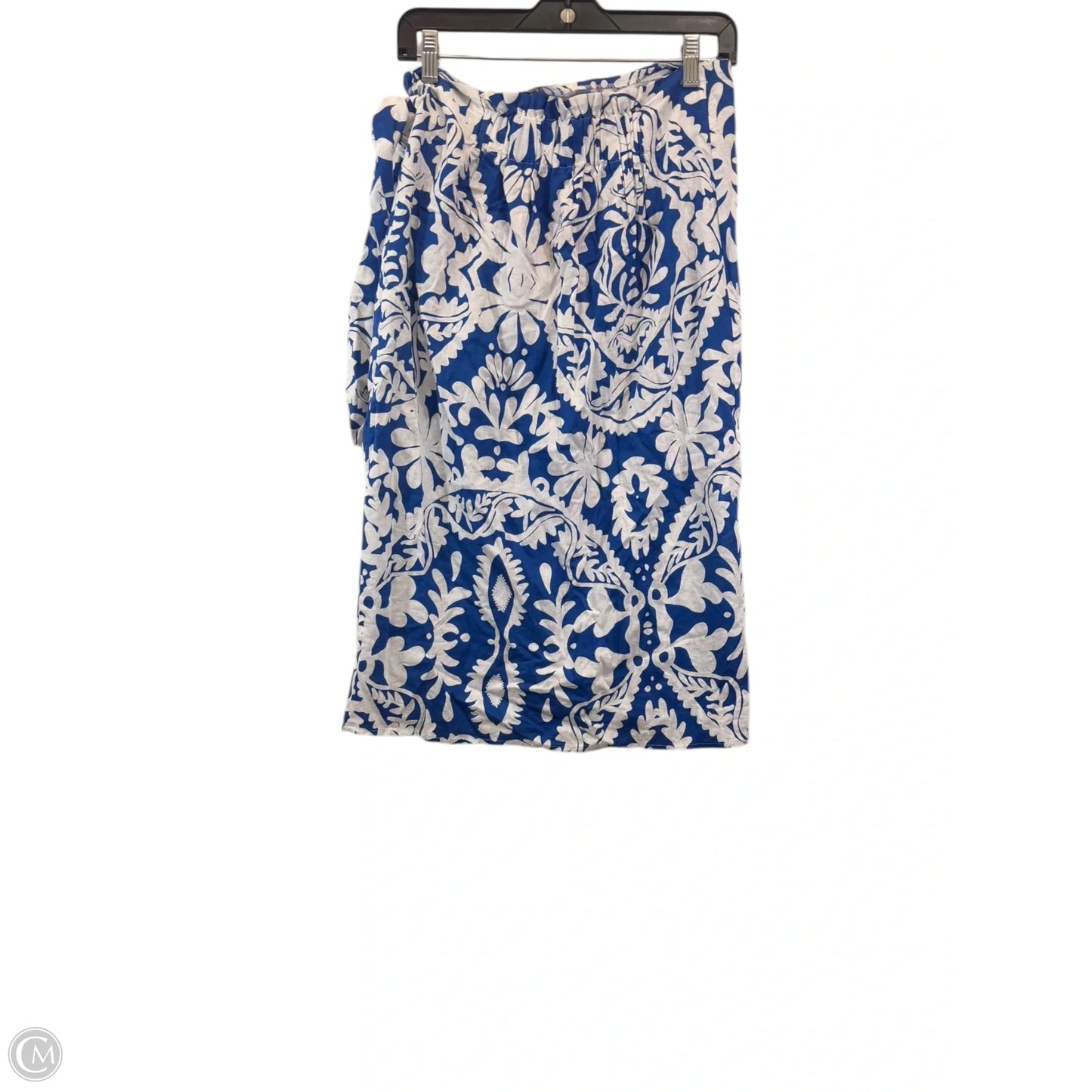 Kimono By Christian Siriano In Blue & White, Size: L