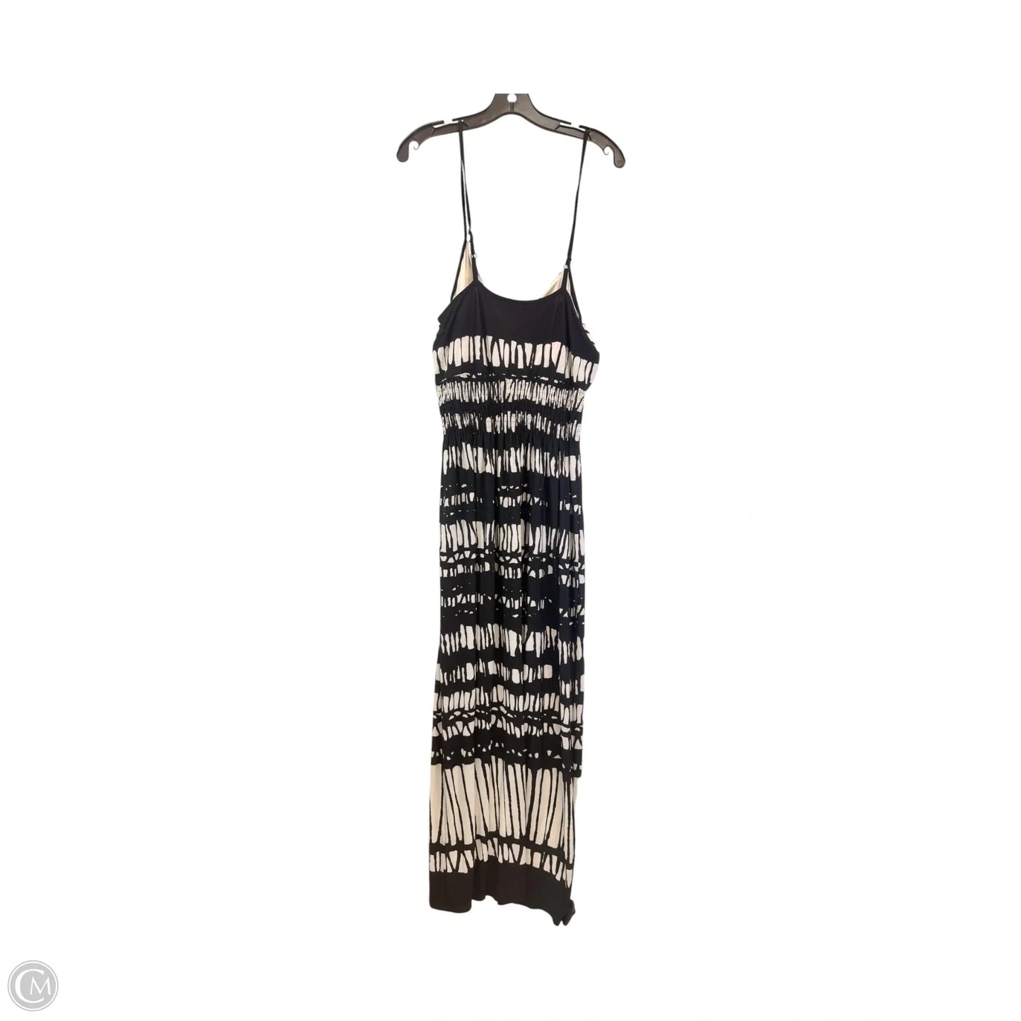 Dress Casual Maxi By Socialite In Blue & White, Size: M